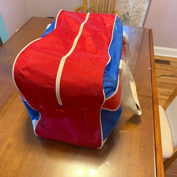 Cooper Hockey Bag VTG NHL Montreal Canadiens Winnipeg Jets Made In Canada - Picture 4 of 9